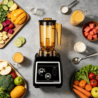 Blender Masak Berkinerja Tinggi 1500W 24000RPM Mixer Baja Tahan Karat Industri 1.2L dengan Pisau yang Dapat Dilepas