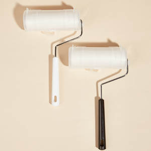 Brosse à peluches pour animaux de compagnie 16cm 30-100 feuilles, ruban adhésif à long manche, rouleau à peluches avec couvercle - Product Image 3