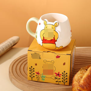 Carino cartone animato grande pancia pentola vincente decorazione porcellana ceramica tazza di caffè-grande capacità lavastoviglie a microonde regalo di affari per - Product Image 6