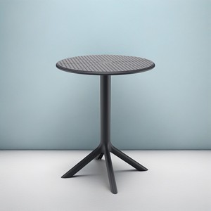 Đồ Gỗ Ngoài Trời nhôm vườn đặt khách sạn Bistro cafe sân thượng egged nhựa Bar bàn tròn - Product Image 1