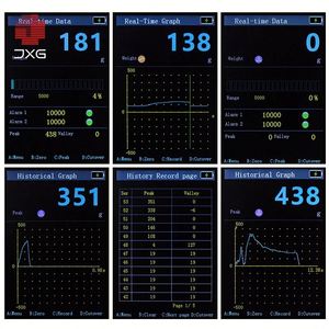Chuyên nghiệp có trọng lượng quy mô điện tử kỹ thuật số cầm tay LCD có thể sạc lại lực kế - Product Image 4