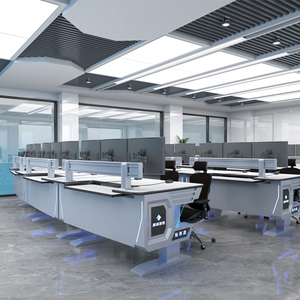 Ergonomic Tích hợp hệ thống kiểm soát phòng giao diện điều khiển bảng thiết kế hiện đại Chiều cao có thể điều chỉnh bàn làm việc đồ nội thất - Product Image 1