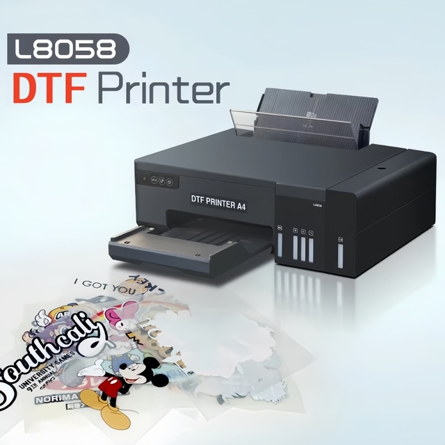 A4 E P S O N L8050 EcoTank UV DTF Printer Manual Graphic Design Inkjet Printer for Impresora epson UV DTF