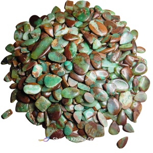 AAA + Qualité Naturel Bio Chrysoprase Quartz Cabochon Pierres Précieuses Lâches pour Guérison Fabrication de Bijoux En Gros - Product Image 3