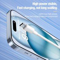 Kabel USB 4.0 Tipe-C ke Tipe-C Kecepatan Transfer Data 40GBPS Berkualitas Tinggi 100W 20V/5A Pengisian Cepat untuk Kamera