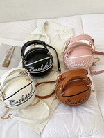 Sac de sport vintage personnalisé pour femme, nouveau style hiver, bandoulière portable pour basketball et football