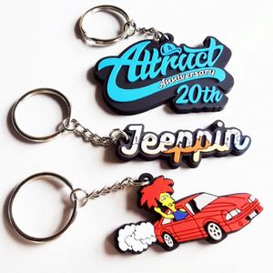 All Type of Key Chains Wholesale Personalized Custom 3D Soft PVC Rubber Keychains for Promotion Gift - Product Image 1