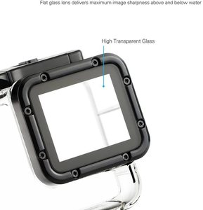 Boîtier de protection étanche sous-marine de 45 mètres + étui pour objectif pour <span class=keywords><strong>GoPro</strong></span> <span class=keywords><strong>Hero</strong></span> <span class=keywords><strong>7</strong></span>/6/5 Black <span class=keywords><strong>Hero</strong></span> (2018) - Product Image 5