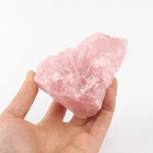 2024 Neuankömmlinge Roh mineralien rockt natürlichen Quarz kristall raue Rosenquarz steine für Heil handwerk