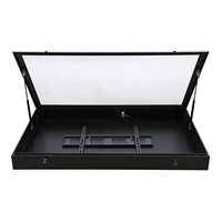Caja de TV para Espacios Públicos con Ventana de Vidrio Templado de 5 mm con Cerradura y Marco de Acero