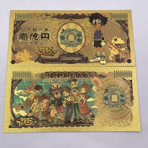 High Quality New Japan Anime Digimon Adventure Money Collection Gold Plated Banknote Gift - Product Image 2