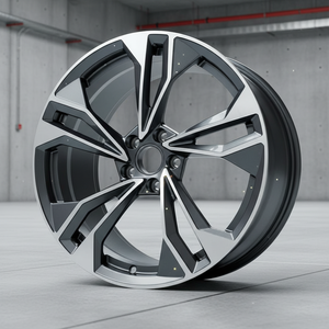 Jantes sport haute qualité, nouveau design multi-rayons, noires, forgées, 18-20 pouces, 5x112 pour Audi, jantes forgées sur mesure apex 18+ - Product Image 2