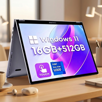 CHUWI Potente Mini Laptop Yoga 10.51 Pulgadas MiniBook X Intel U300 16GB LPDDR4 512GB SSD Computadora Portátil