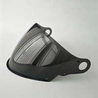 Visière de casque de moto de haute qualité pour casque ouvert LS2 Airflow 2 OF616, lentille anti-UV