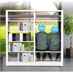 Su misura doppia faccia moderne <span class=keywords><strong>librerie</strong></span> in acciaio e legno biblioteca mobili per scuole di <span class=keywords><strong>ufficio</strong></span> <span class=keywords><strong>librerie</strong></span> e ospedali - Product Image 1