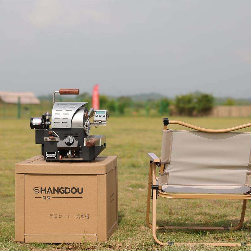 Mini Coffee Roasting Machine 1kg Gas Commercial Grinder