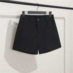 Pantaloncini da donna in poliestere neri, modello estivo sottile, nuovi 2026, larghi e casual, a gamba larga, colore kaki - Product Image 3