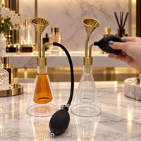 Flacon testeur de parfum en verre de luxe avec logo personnalisé pour l'échantillonnage d'arômes de parfum, d'huiles essentielles, de grains de café et de spiritueux