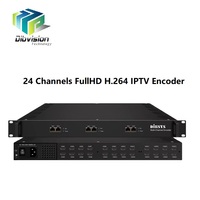 (ENC3281i) Codificador de TV IP de 24 Canales FullHD 1080P H.264 a Transmisor IP para Sistema LAN de Hotel