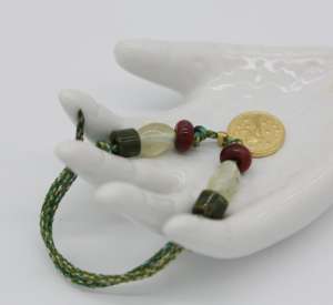 गैंडा कुत्ते बिल्ली कॉलर मोती हार सेट समायोज्य गर्दन स्ट्रैप क्रिस्टल प्यारा मोती कुत्ता कॉलर - Product Image 5