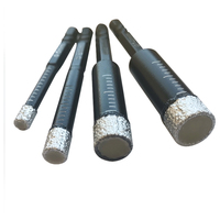 Forets de diamant brasés sous vide de 18, 6,8,10,12,14,16mm, pour perceuse à sec, forets de scie à trous, granit, marbre, céramique, carrelage, verre, outils électriques