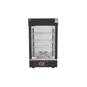 Commercial Insulation Display Cabinet Warming Showcase Stainless Steel Hot Foods Warmer Display Showcase