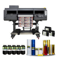 Imprimante DTF UV A1 de haute qualité LINKO avec têtes I3200, machine d'impression jet d'encre à pelage à chaud pour films AB de 60 cm, pour tasses, téléphones et emballages de bagages