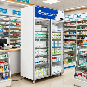 Réfrigérateur médical 800L certifié GSP Armoire <span class=keywords><strong>de</strong></span> <span class=keywords><strong>pharmacie</strong></span> avec affichage numérique - Product Image 1