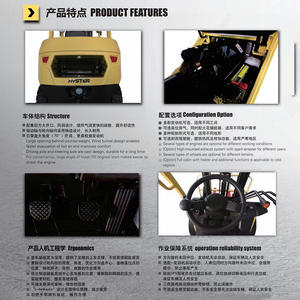 Montacargas Hyster con Contrapeso, Diésel, de 2, 2.5, 3 y 3.5 Toneladas, Mástil de Tres Etapas, Operación Sentado, para Uso en Plantas de Manufactura - Product Image 4