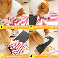 Grattoir à ongles pour chat en papier abrasif remplaçable, planche à gratter pour chiot, grattoir pour chien, fournitures pour animaux de compagnie