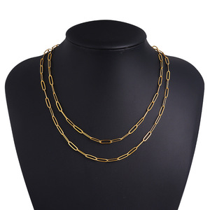 Stainless Steel Flat Oval Chain 1M Gold <b>Silver</b> For Bracelet Making DIY Jewelry Findings - Product Image 2