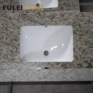 Cuarto de baño ST <span class=keywords><strong>Cecilia</strong></span> luz tocador de granito Tops con fregadero - Product Image 1