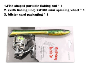 Caña de Pescar Portátil de Bolsillo de 1m 1.4m 1.6m, Juego de Cañas de Pescar para <span class=keywords><strong>Pesca</strong></span> en Hielo y <span class=keywords><strong>Pesca</strong></span> en Balsa <span class=keywords><strong>con</strong></span> Cuerpo Principal de Metal y Carrete Giratorio - Product Image 6