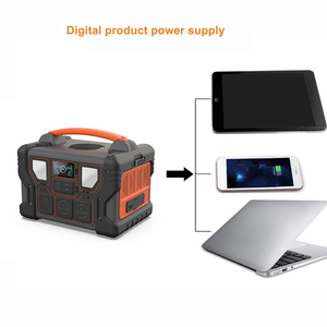 Centrale électrique Portable 500W Camping éclairage de secours Powerbank de secours 110V/220V batterie au <span class=keywords><strong>Lithium</strong></span> usage domestique générateur d'énergie solaire - Product Image 6