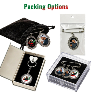 En stock, Pin de solapa Sheikh de los Emiratos Árabes Unidos, Adorno colgante, Broche conmemorativo 'No somos presas fáciles' con cierre de seguridad, Sin pedido mínimo - Product Image 6