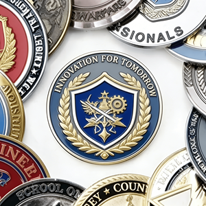 Fabrication de pièces commémoratives en émail personnalisées, pièces de collection, pièces en métal sur mesure, pièces de défi 2D et 3D en alliage de zinc - Product Image 1