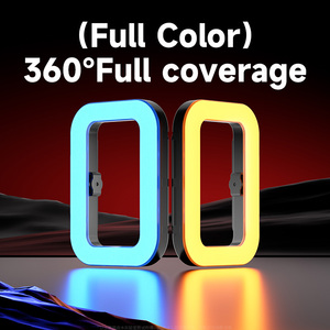 Большой 20 Вт высокой мощности Rgb селфи-камера для телефона кольцевой светильник ручной перезаряжаемый кольцевой светильник с держателем для телефона - Product Image 4