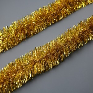 Guirlande de Noël en paillettes dorées, argentées, rouge <span class=keywords><strong>rose</strong></span>, bleues <span class=keywords><strong>et</strong></span> vertes, 2 m x 9 cm, pour décoration de fête de Noël, vente en gros - Product Image 5