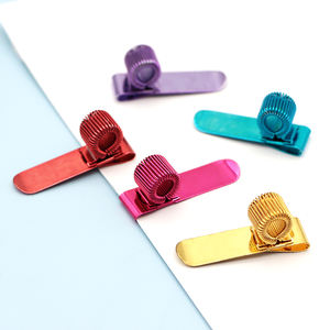 Organizer per appunti per Notebook a molla singola con anello in metallo con supporto per penna color metallizzato graffette di qualità Premium - Product Image 2