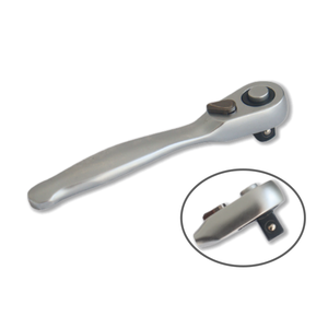 Mini Llave de Trinquete Bidireccional de 1/4'' con Mango Curvo Compacto de 72 Dientes para Espacios Reducidos, Reparación de Automóviles - Product Image 2