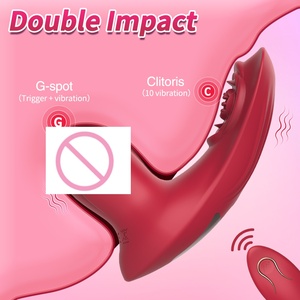 अंडा वाइब्रेटर के लिए प्रीमियम सेक्स खिलौने रिमोट कंट्रोल 10 विंगरिंग और 10 क्लिटोरल कंपन यूएसबी पावर सप्लाई खरगोश डिल्डो - Product Image 6