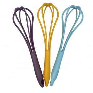 Fouet en plastique, ustensile de cuisine, pour mélanger les œufs, haute résistance à la chaleur, antiadhésif, couleurs variées, service OEM ODM, prix d'usine - Product Image 2