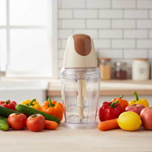 Hachoir Électrique Multifonction 1,5 L pour Légumes et Salades, Mixeur Alimentaire Domestique avec Bol en Plastique Haute Efficacité SENFE - Product Image 6