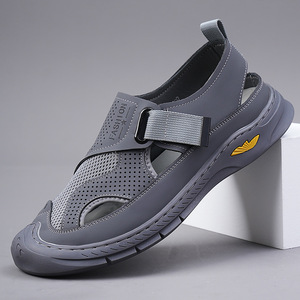 Sandalias Casuales de Malla para Hombre, Punta Cerrada, Transpirables, Suela de EVA, Zapatos de Verano - Product Image 1