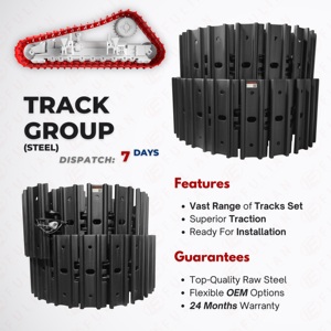 DH55 DH60 untuk Suku Cadang Mini Excavator Doosan, Rangkaian Trek Baja, Rangkaian Rantai Trek, Rangkaian <span class=keywords><strong>Link</strong></span> Trek untuk Daewoo - Product Image 3