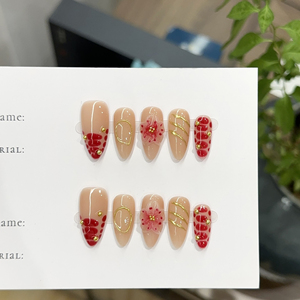 <span class=keywords><strong>Uñas</strong></span> Postizas <span class=keywords><strong>Navideñas</strong></span> Hechas a Mano al por Mayor OEM ODM, <span class=keywords><strong>Uñas</strong></span> Francesas Rojas con Lazo <span class=keywords><strong>de</strong></span> Diamantes <span class=keywords><strong>de</strong></span> Imitación 3D y Perlas, Puntas <span class=keywords><strong>de</strong></span> <span class=keywords><strong>Uñas</strong></span> Acrílicas Reutilizables - Product Image 4