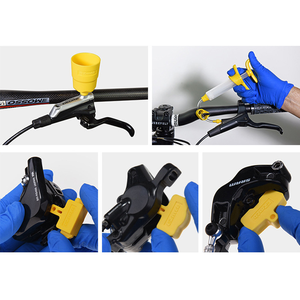 EZMTB 2022 RACE <span class=keywords><strong>Kit</strong></span> de purge et de vidange d'huile pour freins à disque hydrauliques universels de vélo de montagne, outils de réparation de vélo - Product Image 6