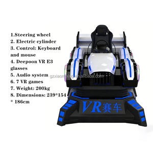Simulateur de course automobile dynamique 9D VR F1 nouvelle maison et jeu intérieur en métal PC VR pour centre commercial et parc d'attractions - Product Image 2