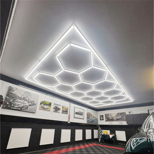 Chất Lượng Cao Tùy Chỉnh Nhà Để Xe Ánh Sáng Lục Giác <span class=keywords><strong>LED</strong></span> Ánh Sáng Giao Hàng Nhanh Tiết Kiệm Năng Lượng Ánh Sáng Trần Cho Rửa Xe - Product Image 2
