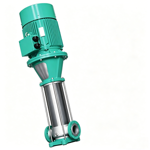 Bomba Centrífuga Vertical Multietapa de Acero Inoxidable de Alta Presión para Riego Agrícola HF-WT02 Totalmente Automática - Product Image 1